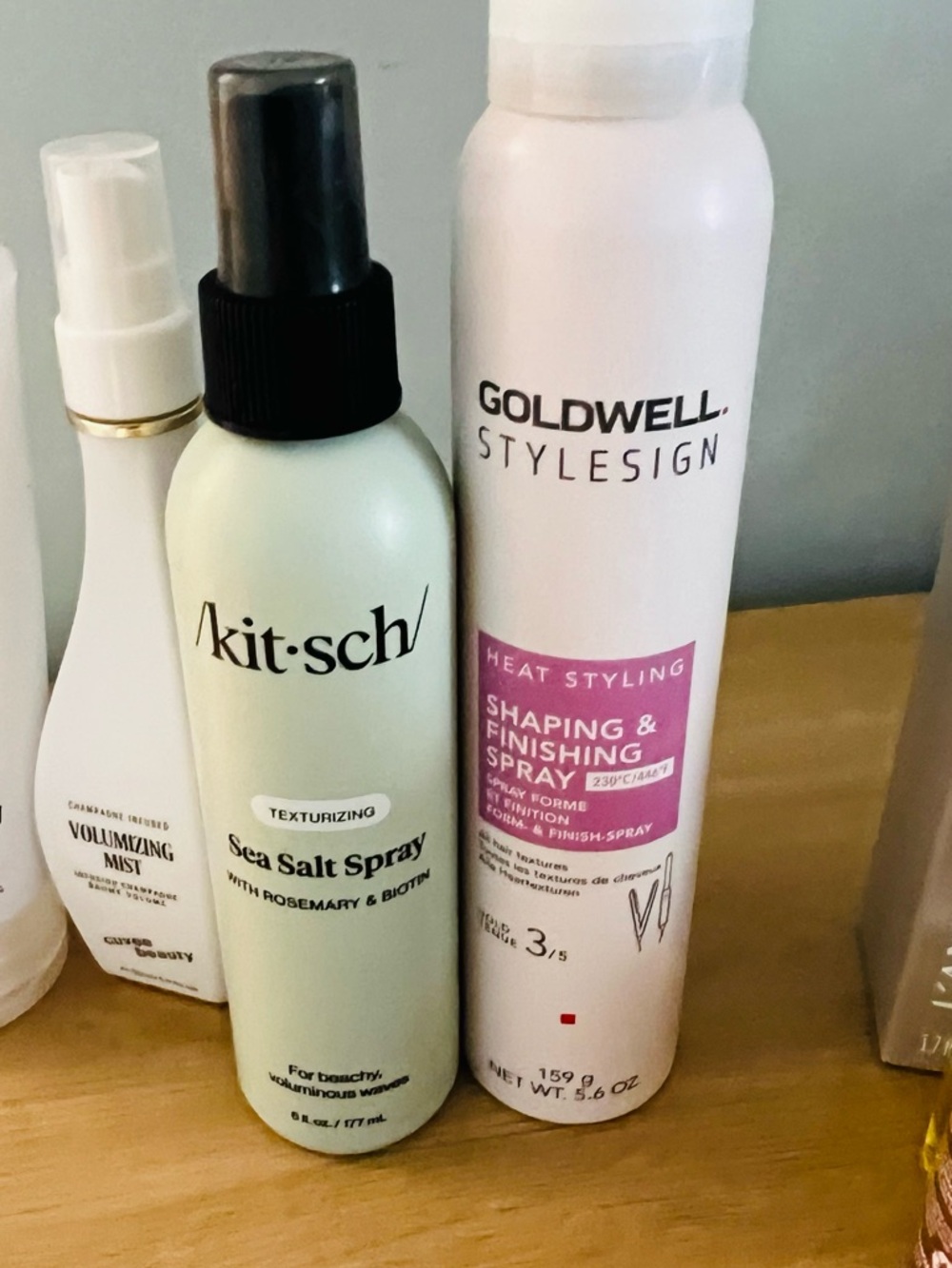 Lot of 7 Hair Care Products: Goldwell, L’Anza, Wella, Kitsch, Surface & More - Picture 3 of 5
